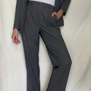 Vintage Wool Gray Pants Suit